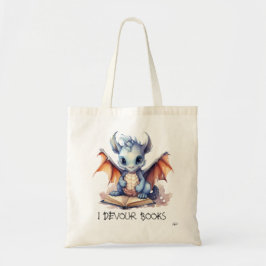 *~*パウダーブルー読ドラゴンのdevour books AP88 トートバッグ