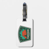 パウダーホルンウィルダネスコロラドキャンピング ラゲッジタグ (裏面縦)