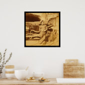 パウダーモンキーUSSポーニー1862 ポスター (キッチン)