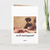 パウダーユーモアの量がないヴィンテージ誕生日 カード (裏面)