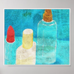 パウダールームアートポスター ポスター