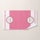 パウダールーム（ピンク）ハンドタオル ハンドタオル (ハンドタオル)