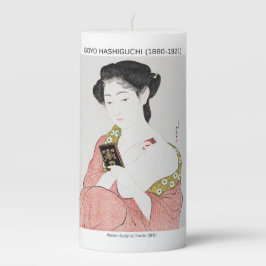 パウダ日本のーを塗る女性 – Goyo Hashiguchi