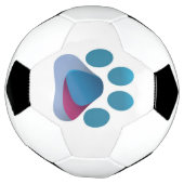 パウハグ ロゴ サッカーボール (回転)
