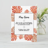 パウハナ招待状 招待状 (スタンド正面)