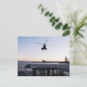 パウラスフックヘリポート、ジャージーシティのヘリコプター ポストカード (スタンド正面)