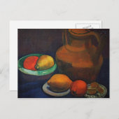 パウラ・モデルソン・ベッカーによる静止生活 ポストカード (正面/裏面)