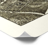 パウリング、NYパノラママップ – 1909 ポスター (角)