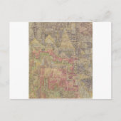 パウル・クレーによるキャステル・ガーデン ポストカード (正面)