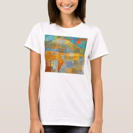 パウル・クレーの広告のParnassumのTシャツ Tシャツ (正面)