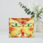 パウル・クレーの猫および鳥の招待状 招待状 (スタンド正面)