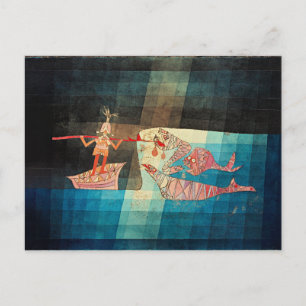 パウル・クレーの絵画「航海者たち」 ポストカード