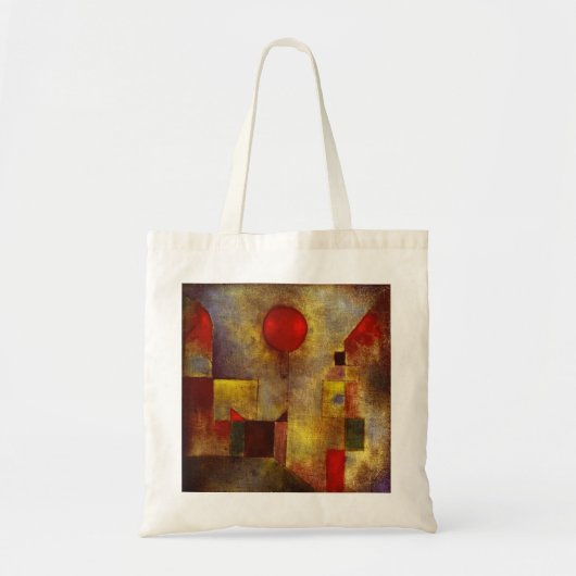 パウル・クレーの赤い気球のトートバック トートバッグ (正面)