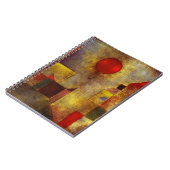 パウル・クレーの赤い気球のノート ノートブック (左側)