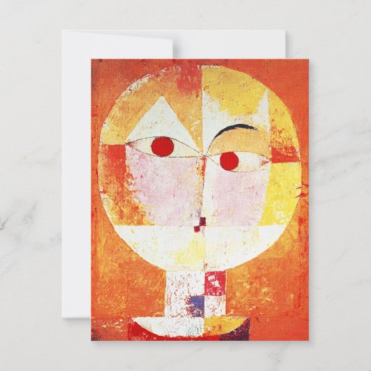 パウル・クレーのSenecioの招待状 招待状 (正面)