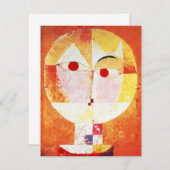 パウル・クレーのSenecioの招待状 招待状 (正面/裏面)