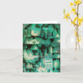 パウル・クレー夢都市メッセージカード カード (黄色い花)