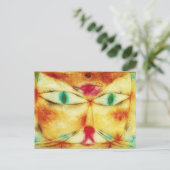 パウル・クレー猫および鳥の郵便はがき ポストカード (スタンド正面)