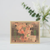 パウル・クレー著庭のためのプロジェクト ポストカード (スタンド正面)