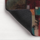 パウル・クレー著Redgreenそしてすみれ色黄色いリズム マウスパッド (コーナー)