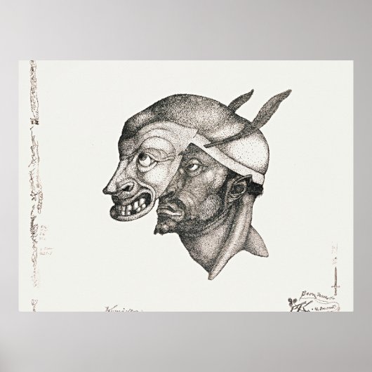 パウル・クレー アート, Komiker ポスター (正面)