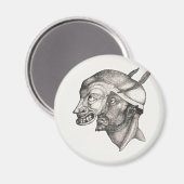 パウル・クレー アート, Komiker, マグネット (正面/裏面)