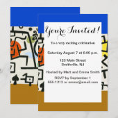 パウル・クレー リッチハーバー 抽象表現主義 招待状 (正面/裏面)