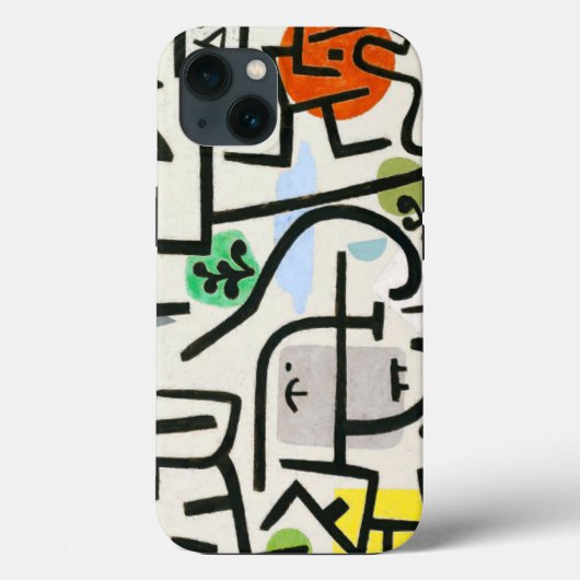 パウル・クレー 豊かな港 抽象表現主義 Case-Mate iPhoneケース (裏面)