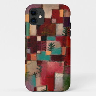 パウル・クレー （Paul Klee） 「レッドグリーンとヴィオレットイエローの鼓動」 iPhone 11 ケース