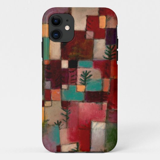 パウル・クレー (Paul Klee) 「レッドグリーンとヴィオレットイエローの鼓動」 Case-Mate iPhoneケース (裏面)