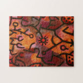 パウル・クレーFlora di Roccia Puzzle ジグソーパズル (横)