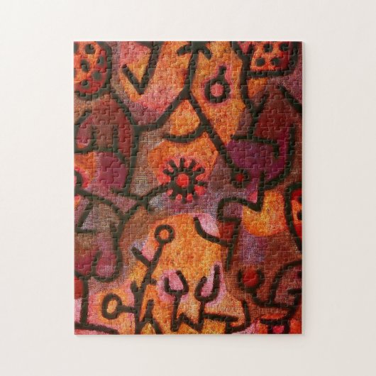 パウル・クレーFlora di Roccia Puzzle ジグソーパズル (縦)