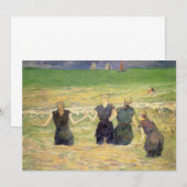 パウル・ゴーガンによる『ディエップの水浴の女』 (正面/裏面)