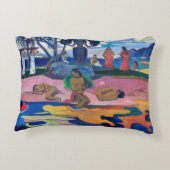 パウル・ゴーギャン – 神の日/マハナのアトゥア アクセントクッション (裏面)