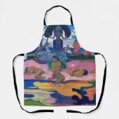 パウル・ゴーギャン – 神の日/マハナのアトゥア エプロン (正面)