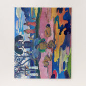 パウル・ゴーギャン – 神の日/マハナのアトゥア ジグソーパズル (縦)