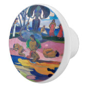 パウル・ゴーギャン – 神の日/マハナのアトゥア セラミックノブ (右)