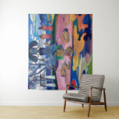 パウル・ゴーギャン – 神の日/マハナのアトゥア タペストリー (インサイチュ)