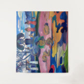 パウル・ゴーギャン – 神の日/マハナのアトゥア タペストリー (正面)