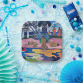 パウル・ゴーギャン – 神の日/マハナのアトゥア ペーパープレート (パーティー)