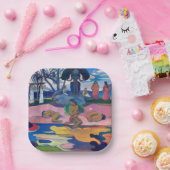 パウル・ゴーギャン – 神の日/マハナのアトゥア ペーパープレート (パーティー)