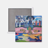 パウル・ゴーギャン – 神の日/マハナのアトゥア マグネット (正面/裏面)