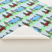 パウル・バニーアンとベビーザ・ブルー・オックス毛布 シェルパブランケット (3/4)