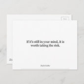 パウロコーリョ引用文 ポストカード (正面/裏面)