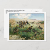 パウロ・ジャミンによる親王死去 ポストカード (正面/裏面)