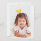 パウワウ ティピー 誕生日パーティー 写真招待状 招待状 (裏面)