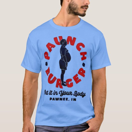 パウンチバーガー Tシャツ (正面)