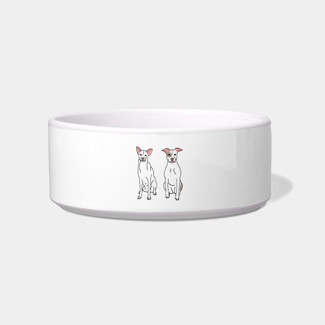 パウンドケーキとミルクシェイク ドッグボウル ボウル (正面)