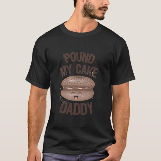 パウンドマイケーキパパ長袖Tシャツ Tシャツ (正面)