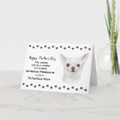 パウ最高のェソームチワホアドッグママママママザーズ・デイ シーズンカード (正面)